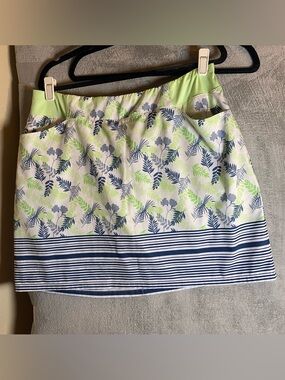 TEE TIME Golf Active sporty active casual Wear Floral Skirt lightweight size XL